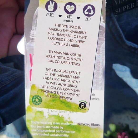 Juniors High Rise Jean Shorts - Picture 11 of 16